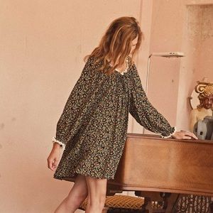 Doen Blix Dress Ink Montpellier Floral